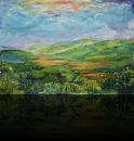 « Landschaft »<br>Aquarell - 61 x 43 cm