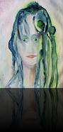 « Meerjungfrau »<br>Aquarell - 42 x 60 cm