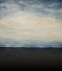 « Stilles Wasser »<br>Acryl-Mischtechnik auf Leinwand<br>130 x 100 cm